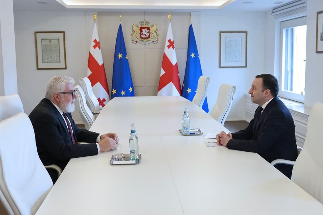 ირაკლი ღარიბაშვილმა სლოვაკეთის ელჩთან გამოსამშვიდობებელი შეხვედრა გამართა