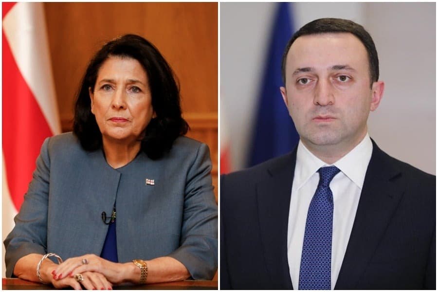 Georgian PM, President wish Ukraine peace, victory on its Independence Day