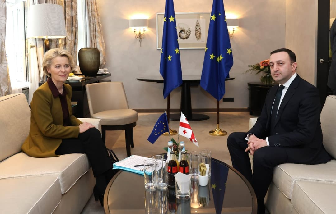 ირაკლი ღარიბაშვილმა და ურსულა ფონ დერ ლაიენმა საქართველოს მიერ ევროკავშირში ინტეგრაციის გზაზე გადადგმული ნაბიჯები განიხილეს