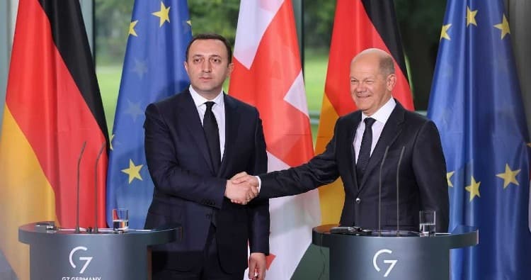 Germany’s Scholz : EU does its best to assist Georgia in complying with the criteria required for accession