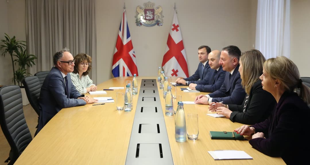 შს მინისტრი დიდი ბრიტანეთისა და ჩრდილოეთ ირლანდიის გაერთიანებული სამეფოს ელჩს შეხვდა