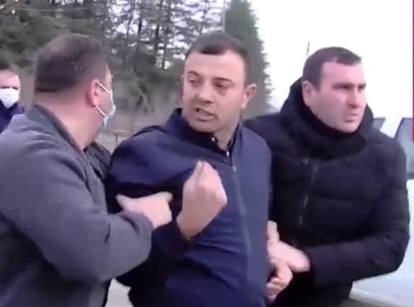 გურიაში საპროტესტო აქცია დაკავებებით დასრულდა