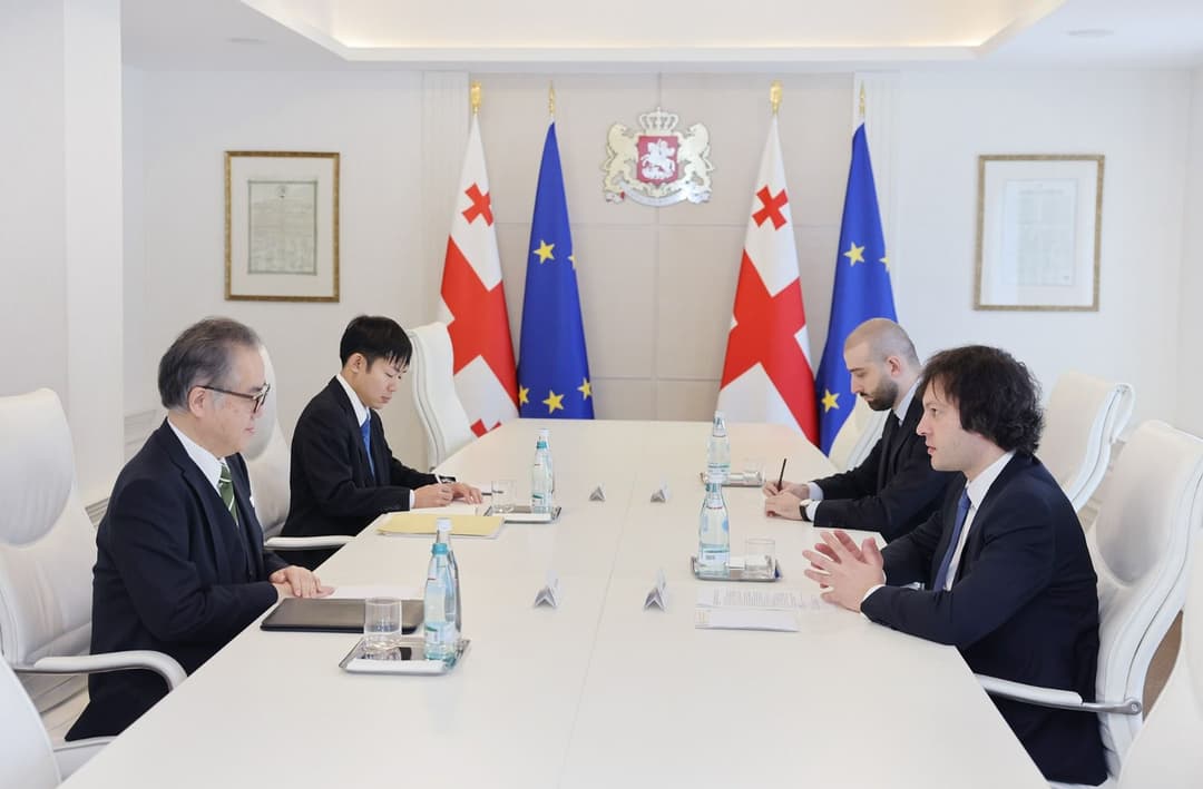ირაკლი კობახიძე იაპონიის ელჩს შეხვდა