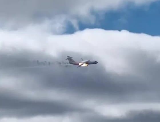 ივანოვოს ოლქში რუსული სამხედრო თვითმფრინავი “ილ-76” ჩამოვარდა