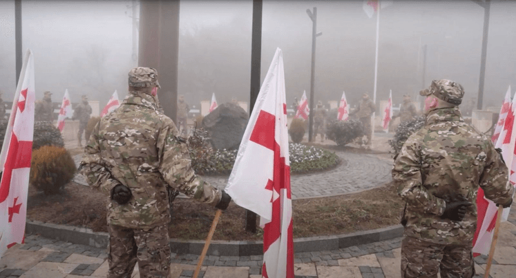 ეროვნული თავდაცვის აკადემიის იუნკერებმა 1921 წელს დაღუპული იუნკერები გაიხსენეს