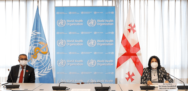 სალომე ზურაბიშვილი ჟენევაში ჯანმრთელობის მსოფლიო ორგანიზაციის გენერალურ დირექტორს შეხვდა
