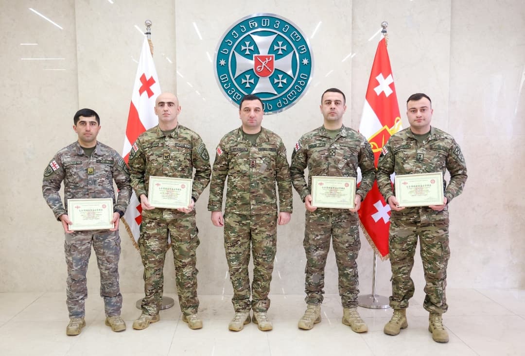 გენერალურ შტაბში საუკეთესო სამხედრო მოსამსახურეების დაჯილდოების ცერემონია გაიმართა
