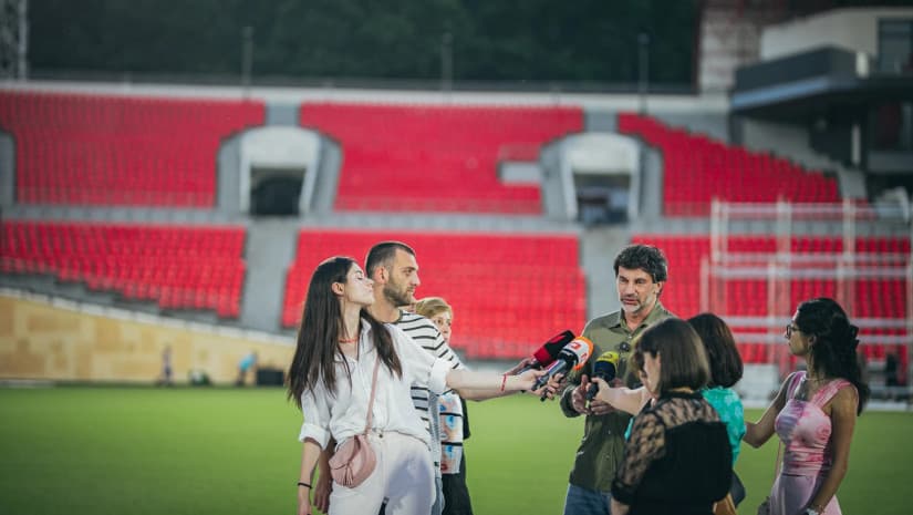 კახა კალაძე – მინდორზე დამონტაჟებული იქნება 6 ძალიან დიდი ეკრანი და გულშემატკივარს საშუალება ექნება, ტრიბუნებიდან უქომაგოს ჩვენს ნაკრებს