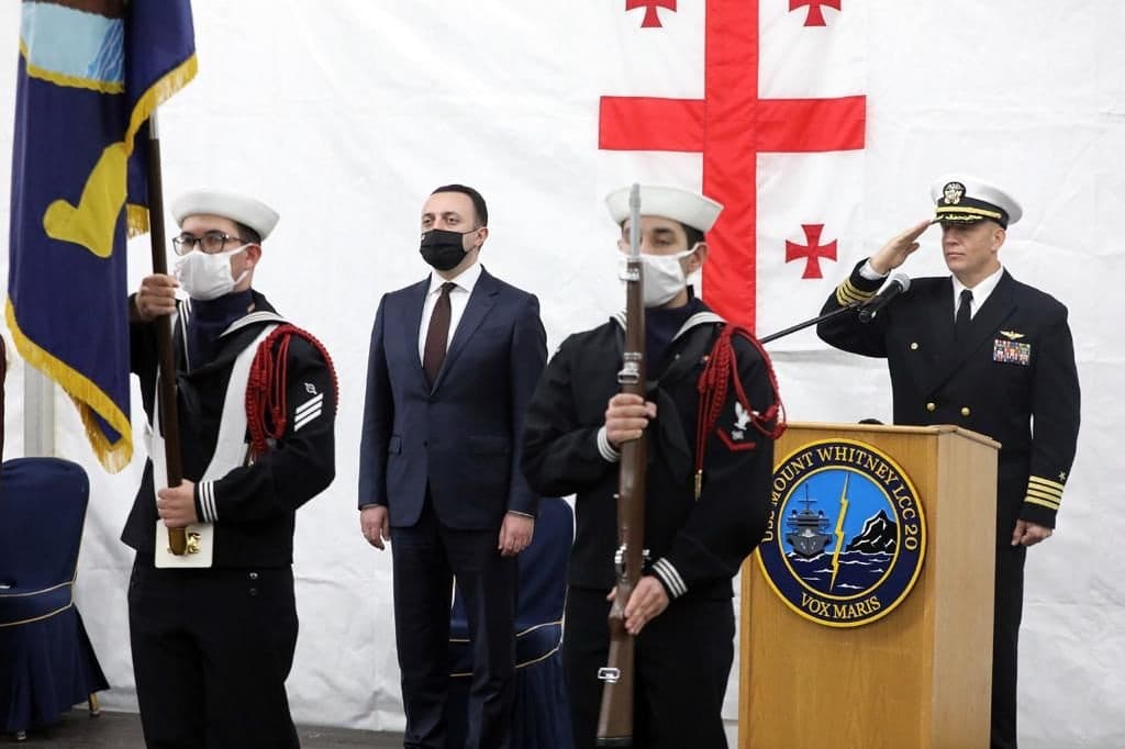 ირაკლი ღარიბაშვილი – ამერიკული ხომალდების ვიზიტი საქართველო-აშშ-ს შორის ძლიერი სტრატეგიული ურთიერთობების კიდევ ერთი მკაფიო დადასტურებაა