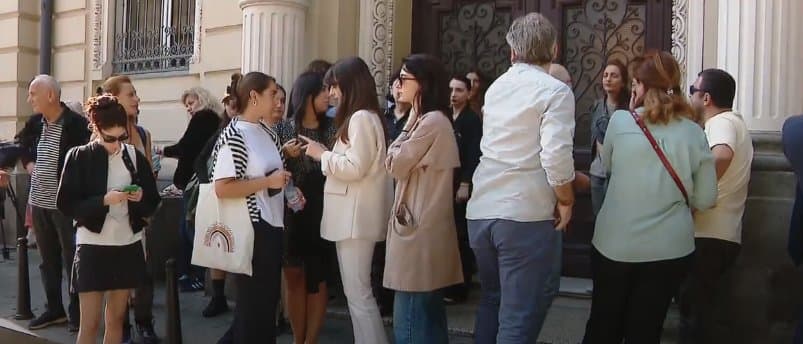 კონსერვატორიასთან საპროტესტო აქცია იმართება