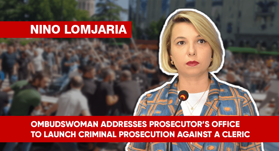 Ombudswoman addresses Prosecutor’s Office to launch criminal prosecution against a cleric