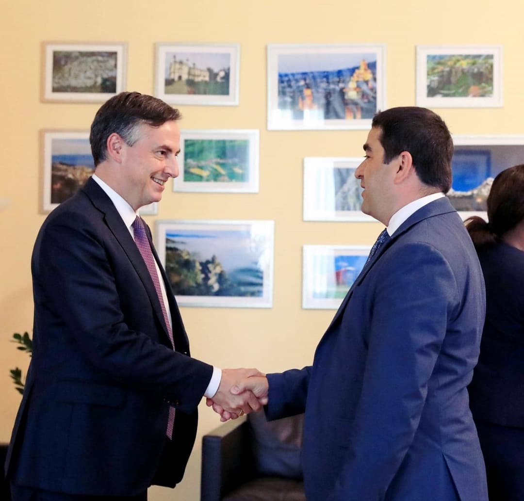 შალვა პაპუაშვილი ევროპული პარლამენტის საგარეო საქმეთა კომიტეტის თავმჯდომარეს და წევრებს შეხვდა