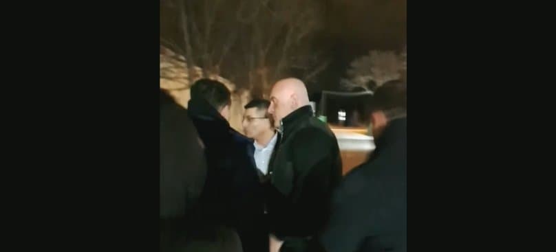 “იმედთან” მამუკა მდინარაძეს “ნაციონალური მოძრაობის” აქტივისტები დახვდნენ