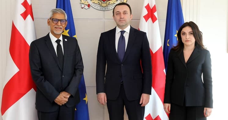 Georgian PM meets with Sec-Gen of International Federation of Red Cross and Red Crescent Societies