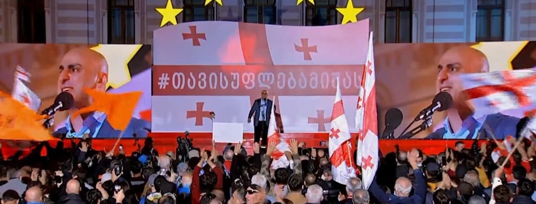 ნიკა მელია – ვიდრე უთავმოყვარეო ჯამბაზებს ქვეყნის მესამე პრეზიდენტი ყავთ ციხეში გამოკეტილი, მშვიდად ვერ ვიქნებით