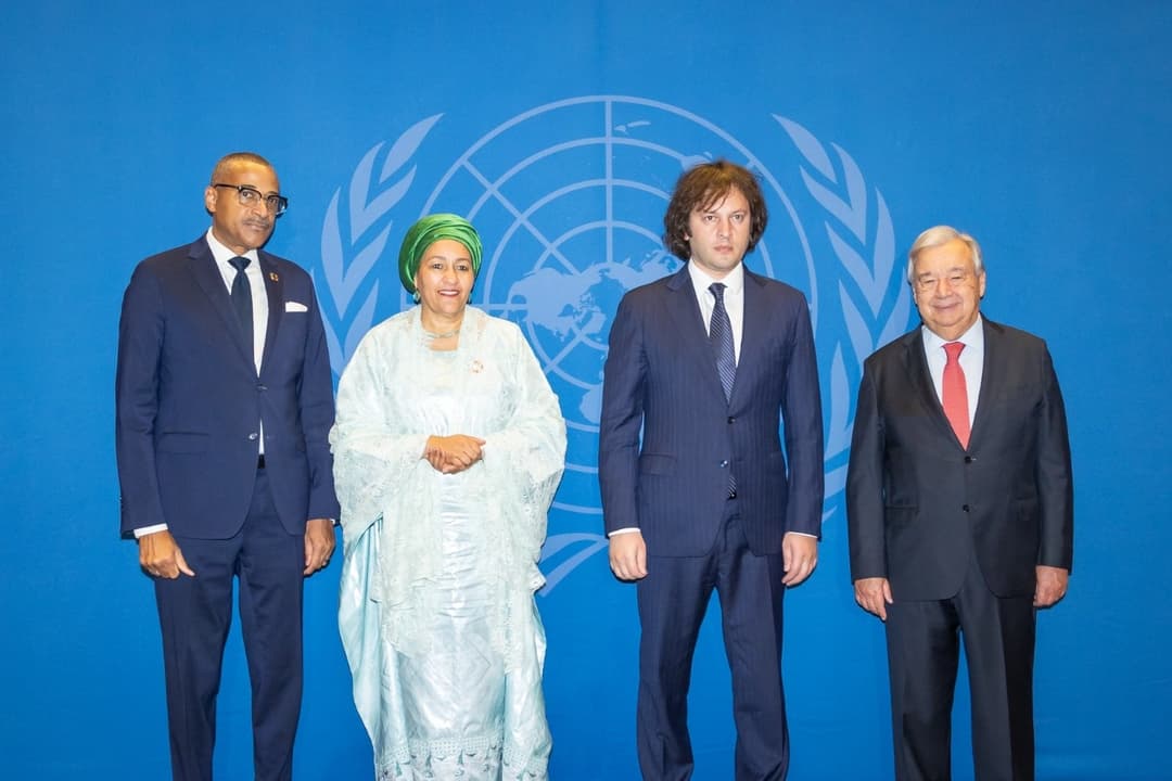 ირაკლი კობახიძე გაეროს გენერალური მდივნის მიერ გამართულ ოფიციალურ მიღებას დაესწრო