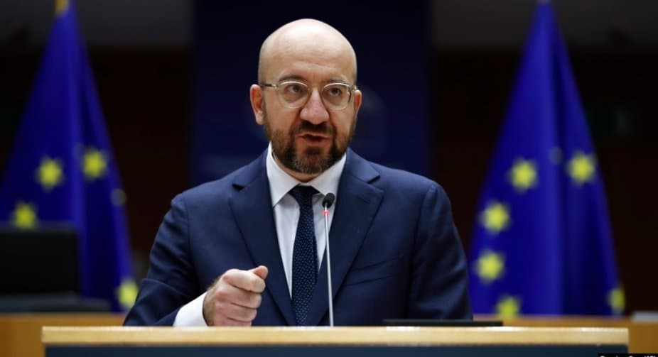 European Cuncil chair arrives in Kyiv