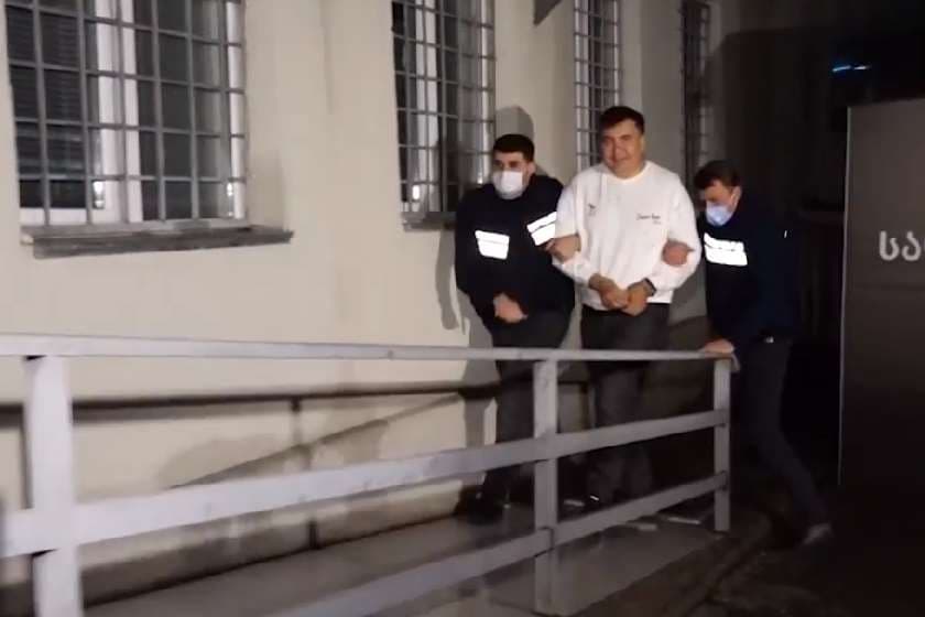 Arrested ex-president Saakashvili goes on hunger strike