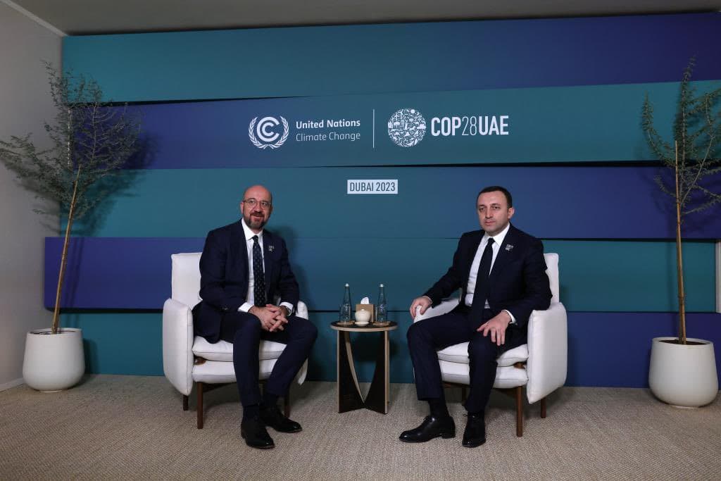 შარლ მიშელი – კიდევ ერთხელ დავუდასტურე ირაკლი ღარიბაშვილს ევროკავშირის ერთგულება საქართველოს მიმართ