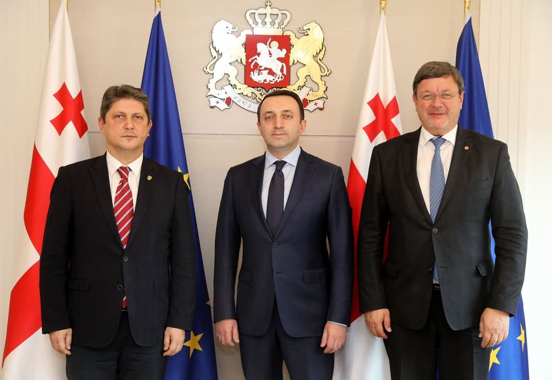 ირაკლი ღარიბაშვილი ევროპის საბჭოს საპარლამენტო ასამბლეის მონიტორინგის კომიტეტის საქართველოზე თანამომხსენებლებს შეხვდა