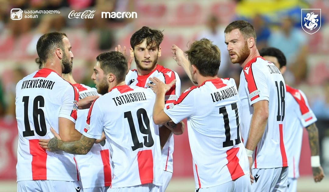 საქართველოს ფეხბურთელთა ნაკრებმა გიბრალტარი 2:1 დაამარცხა