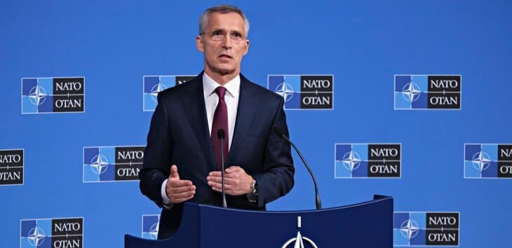 სტოლტენბერგი – ნატო არ გეგმავს უკრაინაში ჯარების გაგზავნას და ასეთი თხოვნა არც ყოფილა