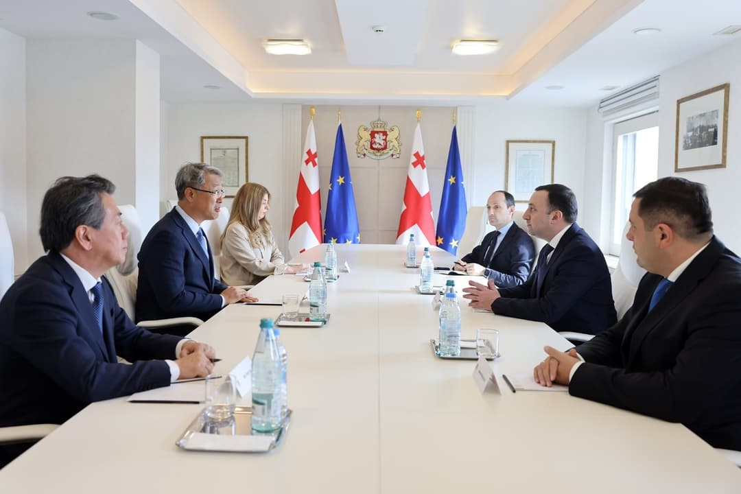 Georgian PM meets Korean company CEO to discuss Nenskra HPP project