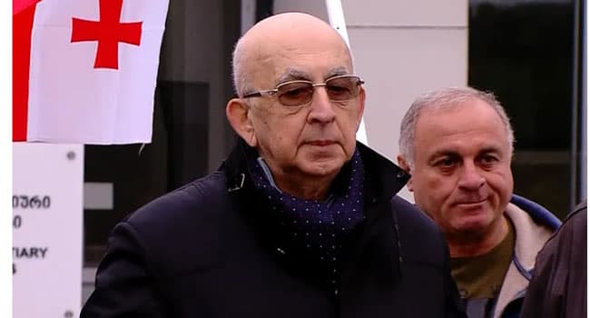 Ex.pres Saakashvili’s father calls on public to rally to “save” his son