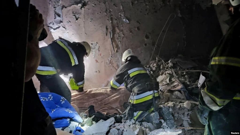 At least 18 killed, including two children, in Odessa apartment strike by Russians