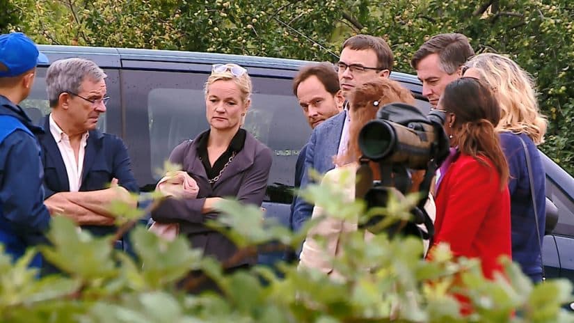 ევროპარლამენტარები ოძისში, საოკუპაციო ზოლთან იმყოფებოდნენ