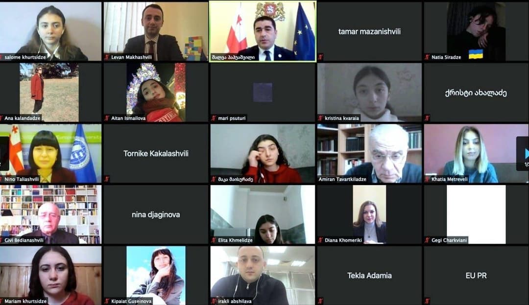 შალვა პაპუაშვილი – ახალგაზრდების ჩართულობა ევროპეიზაციის და დემოკრატიზაციის პროცესში მნიშვნელოვანია