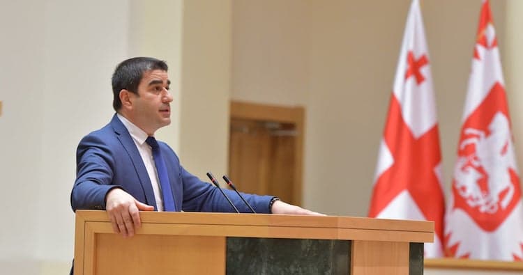 Parliament Speaker Papuashvili: Zelensky hasn’t requested a speech, ‘destructive opposition’ did this