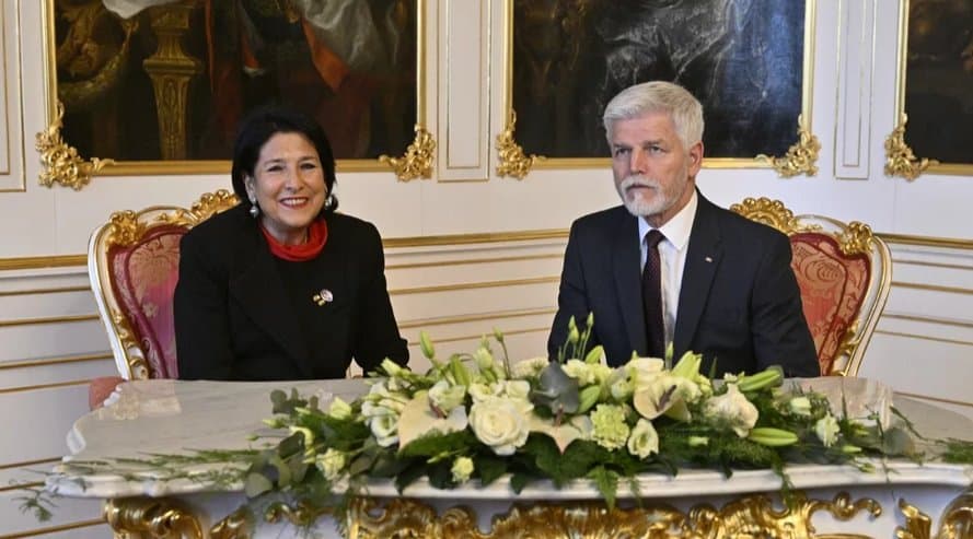 სალომე ზურაბიშვილი ჩეხეთის პრეზიდენტს შეხვდა