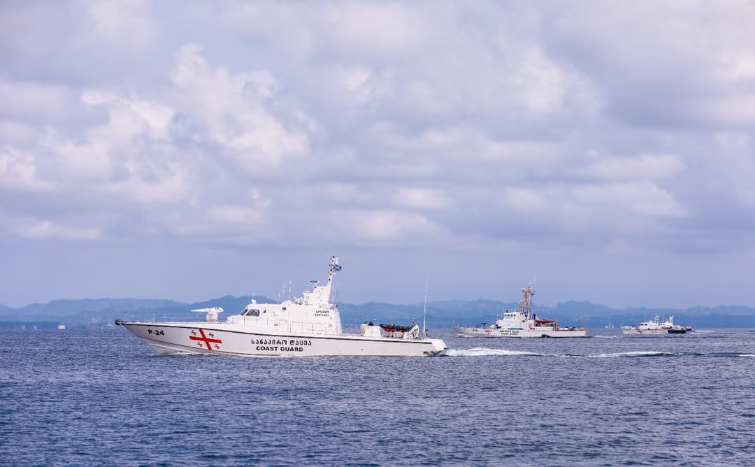 საქართველოს სანაპირო დაცვამ შავ ზღვაში ფართომასშტაბიანი წვრთნები ჩაატარა