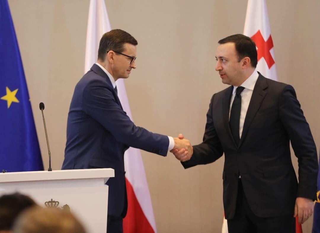 ირაკლი ღარიბაშვილმა პოლონელი კოლეგა ბათუმის საერთაშორისო აეროპორტში გააცილა