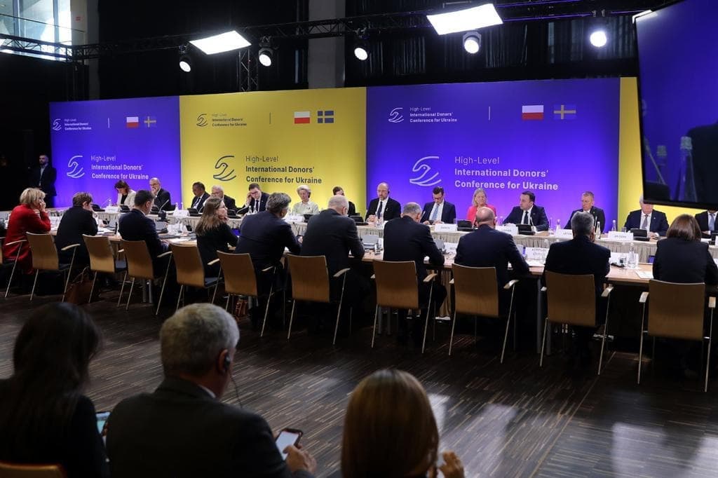 ირაკლი ღარიბაშვილმა დონორთა მაღალი დონის საერთაშორისო კონფერენციაში „უკრაინისთვის“ მიიღო მონაწილეობა