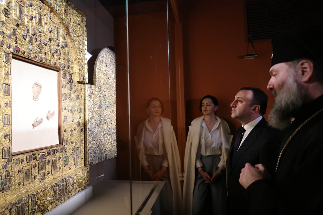 ირაკლი ღარიბაშვილი – ჩვენი თანამოქალაქეები და უცხოელი სტუმრები კვლავ იხილავენ ისეთ შედევრებს, როგორებიცაა ხახულის კარედი, ანჩისხატი, აწყურის ღვთისმშობლის ხატი