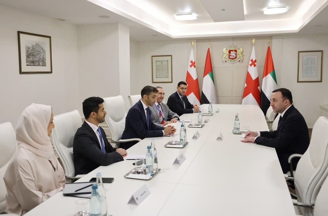 ირაკლი ღარიბაშვილი საგარეო ვაჭრობის საკითხებში არაბეთის გაერთიანებული საამიროების სახელმწიფო მინისტრს შეხვდა