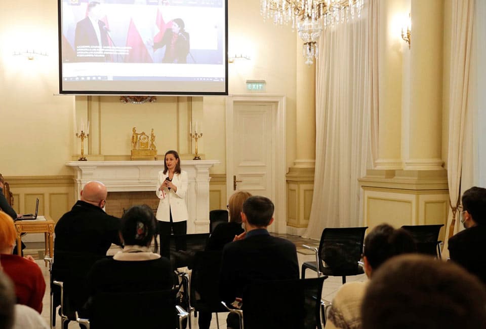 ორბელიანების სასახლეში პრეზიდენტის ახალი ვებგვერდის პრეზენტაცია გაიმართა