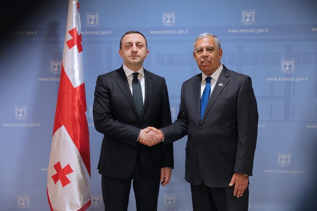 ირაკლი ღარიბაშვილი ისრაელის სახელმწიფოს ქნესეთის თავმჯდომარეს შეხვდა
