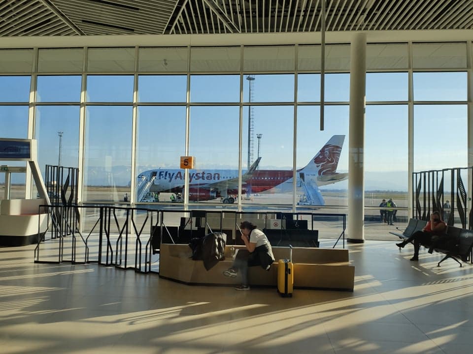 ქუთაისის აეროპორტიდან ნურ-სულთანის მიმართულებით 180 მგზავრი გაფრინდა