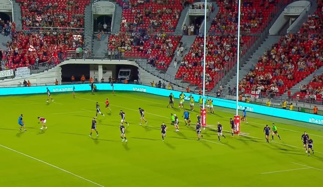 “ბორჯღალოსნებმა” აშშ-ის ნაკრები 22:7 დაამარცხეს