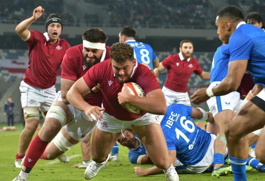 საქართველოს მორაგბეთა ნაკრები სამოასთან 19:20 დამარცხდა