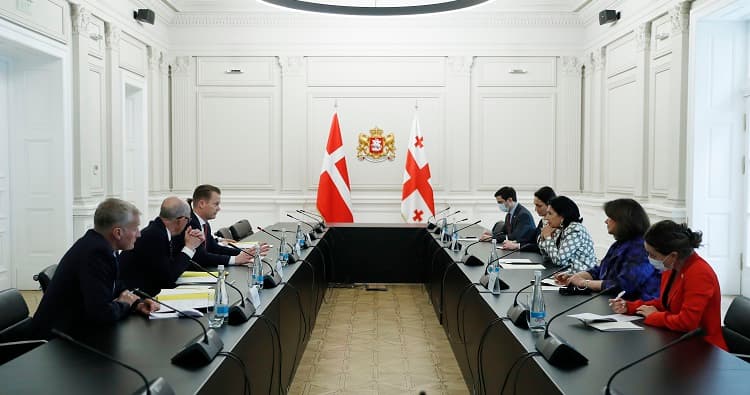 Georgian President meets Danish FM: “occupation couldn’t stop Georgia’s move to Europe”