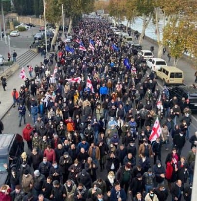 ნიკა მელია – რეჟიმი, რომელიც მხოლოდ “რობოკოპებზე” და სპეცრაზმზე დგას, მალე ჩამოიშლება