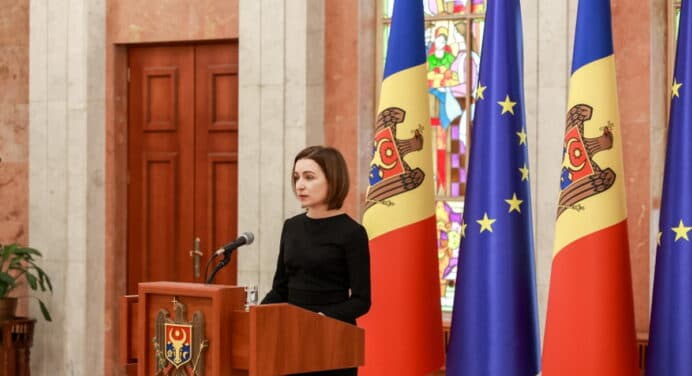 Maia Sandu shows solidarity with Georgia in its fight for freedom and democracy