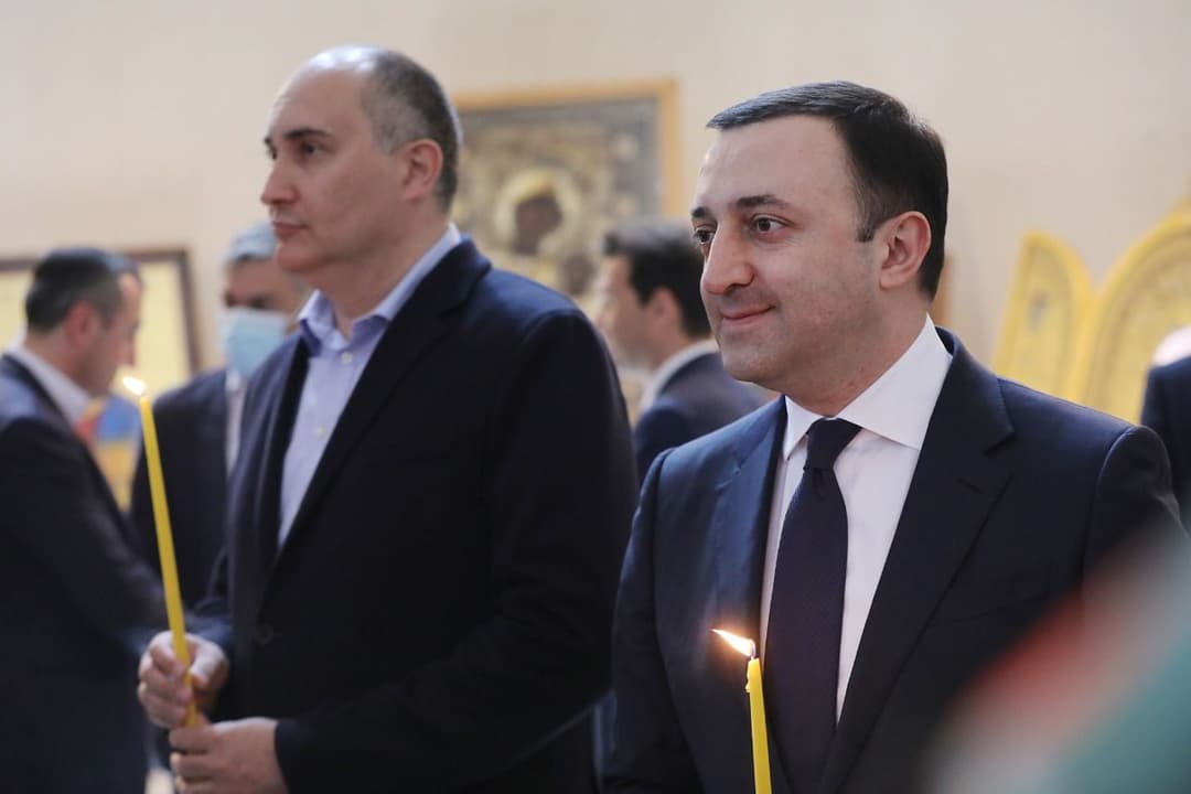 ირაკლი ღარიბაშვილი საზეიმო წირვას დაესწრო