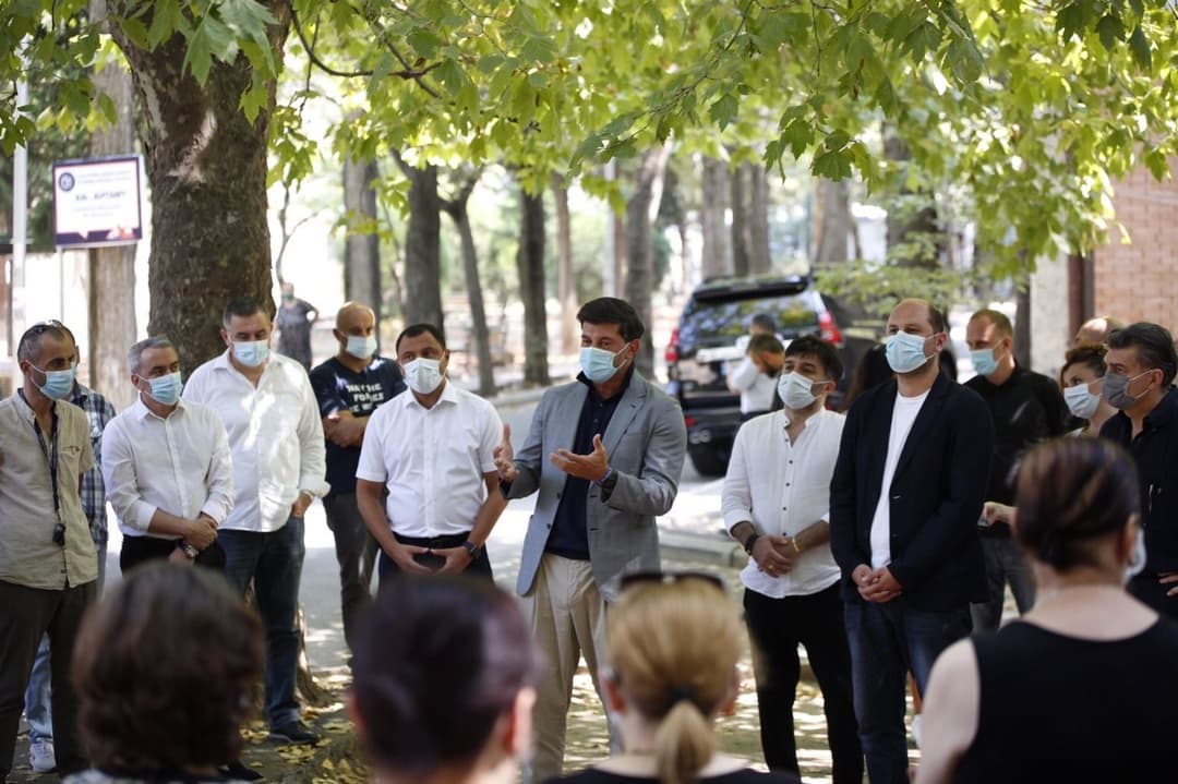 კახა კალაძე სანზონის დასახლებაში მოსახლეობას შეხვდა