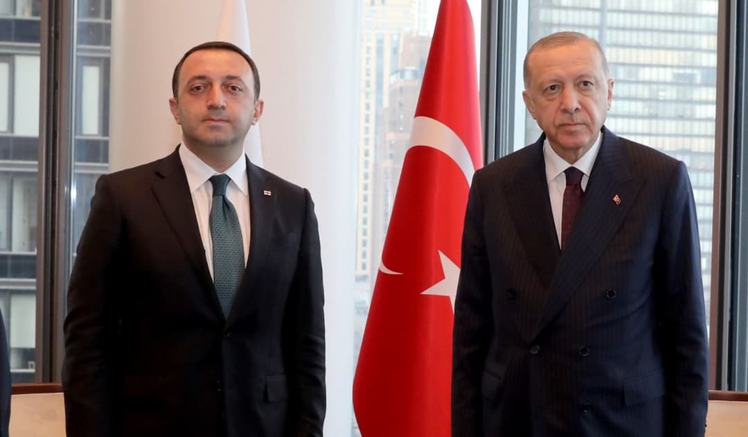 ირაკლი ღარიბაშვილი რეჯეფ თაიფ ერდოღანს შეხვდა