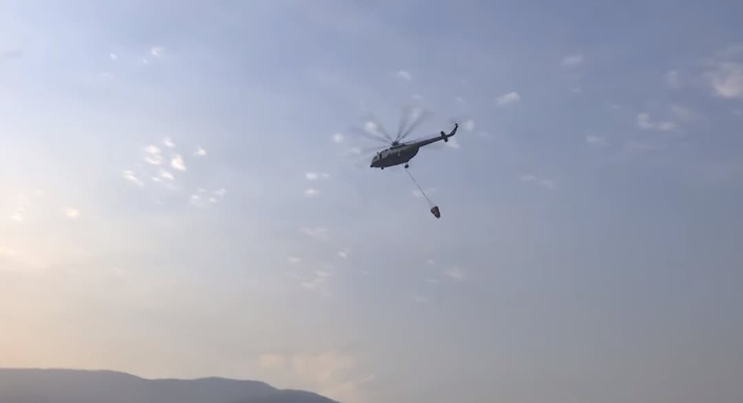 სოფელ შილდის მიმდებარე ტყეში გაჩენილი ხანძრის სალოკალიზაციო-სალიკვიდაციო სამუშაოები გრძელდება